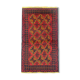 Hand Made Oriental Wool Area Rug Traditional Red Orange Carpet- 84x145cm