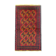 Hand Made Oriental Wool Area Rug Traditional Red Orange Carpet- 84x145cm