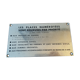 Former metal plate mutilated reserved places of war transit sncf