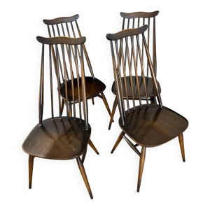Set de 4 Chaise Ercol - 1978