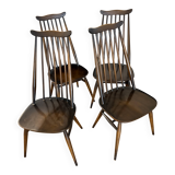 Set of 4 Ercol Chairs 1978