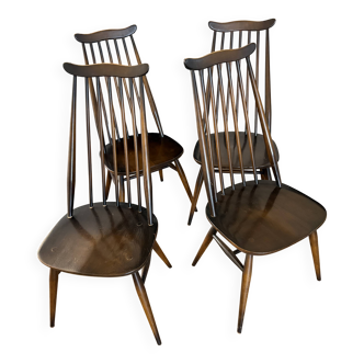 Set of 4 Ercol Chairs 1978