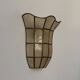 Vintage wall light, mother-of-pearl and brass, France, 1970.