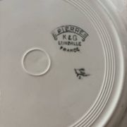Antique plates K&G Luneville