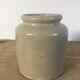 Large beige sandstone mustard pot