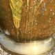 Brass Enamel Cloisonne cooler, French Floral Champagne Ice Bucket
