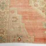 5x8 Peach Red Cream Turkish Rug, 240x164Cm SK 19201