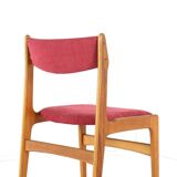 Set van 4 stoelen Erik Buch model 89 'Tjele'