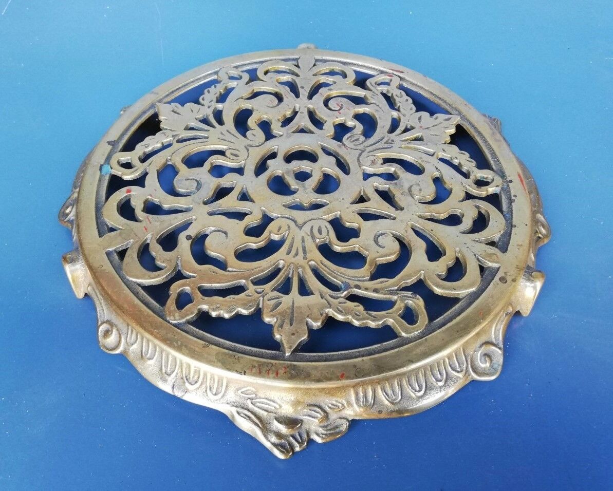 Under vintage brass plated