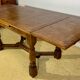 Farm table in solid oak 210 cm x 80 cm