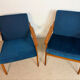 Pair of Scandinavian style armchairs