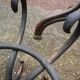 Parrot coat holder in curved wood - Art Nouveau
