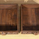 Oratory in solid walnut, Neo-Gothic Renaissance style – Late 19th century