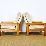 Pair of vintage 1960s armchairs