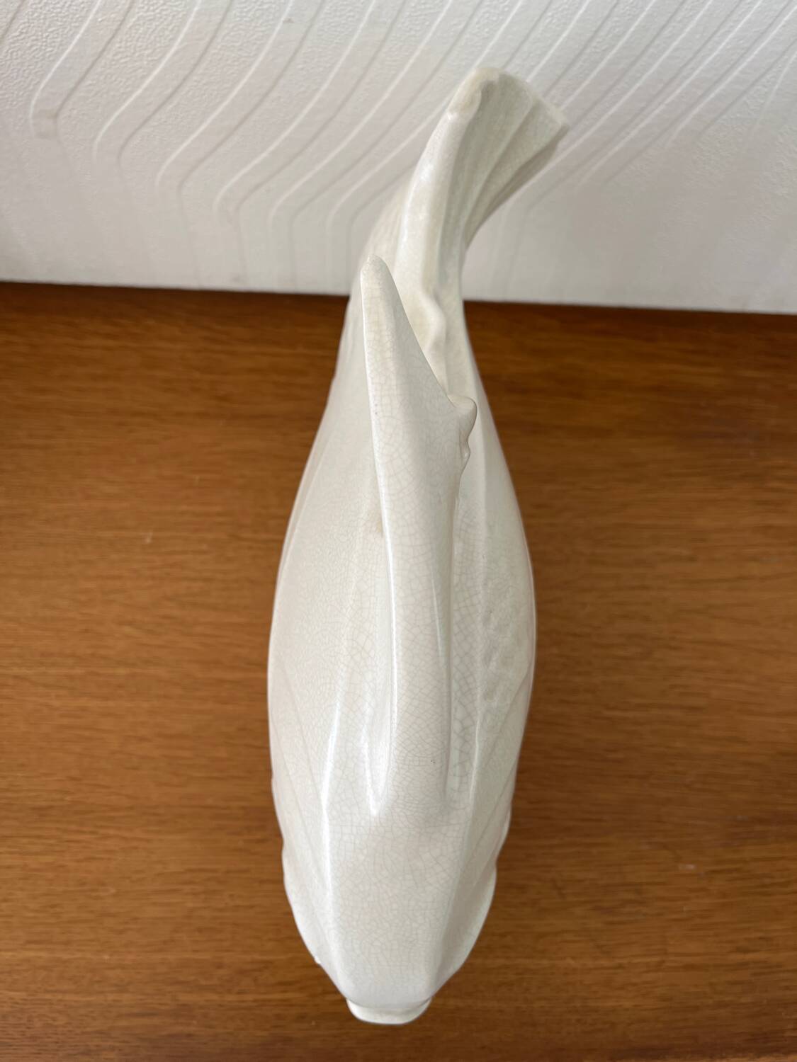 Cracked ceramic fish circa 1930 art deco on Jan