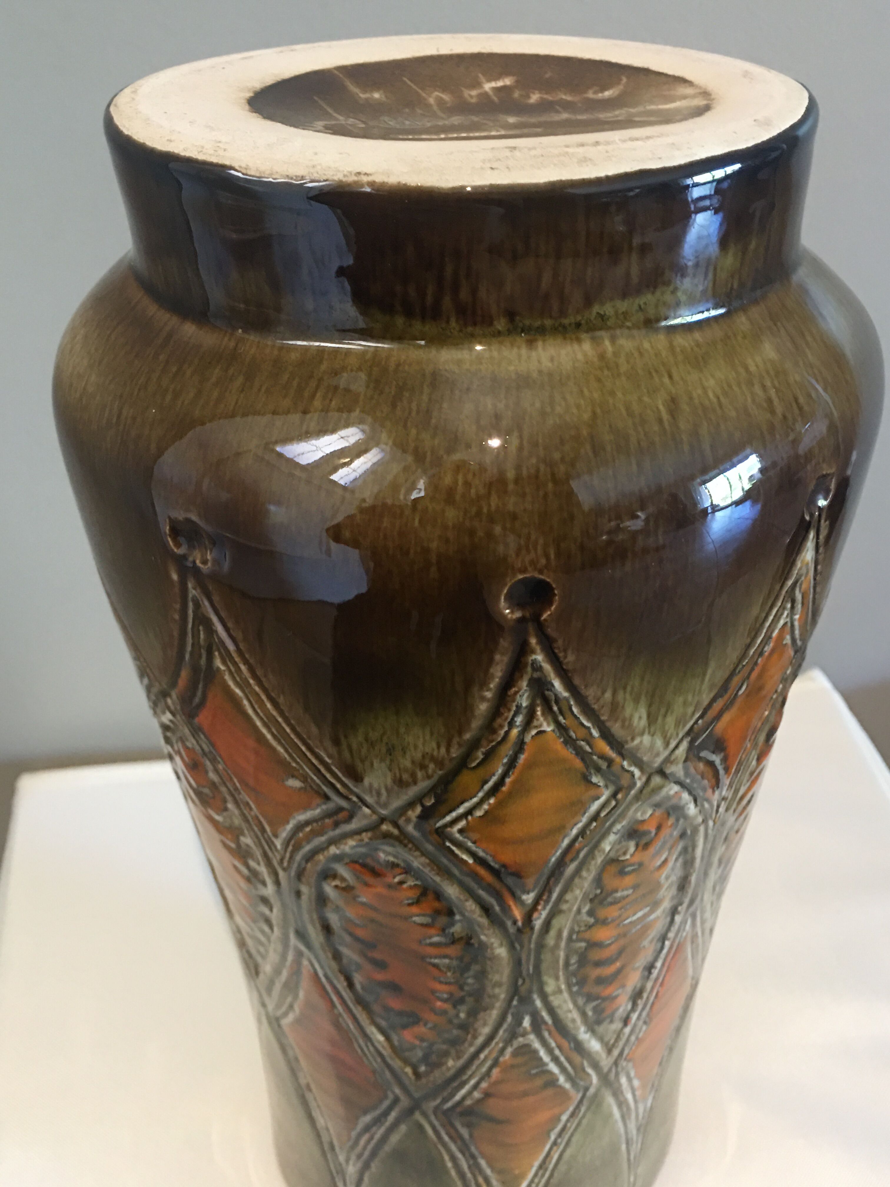 Large vintage vase "The Perigourdine Pottery"