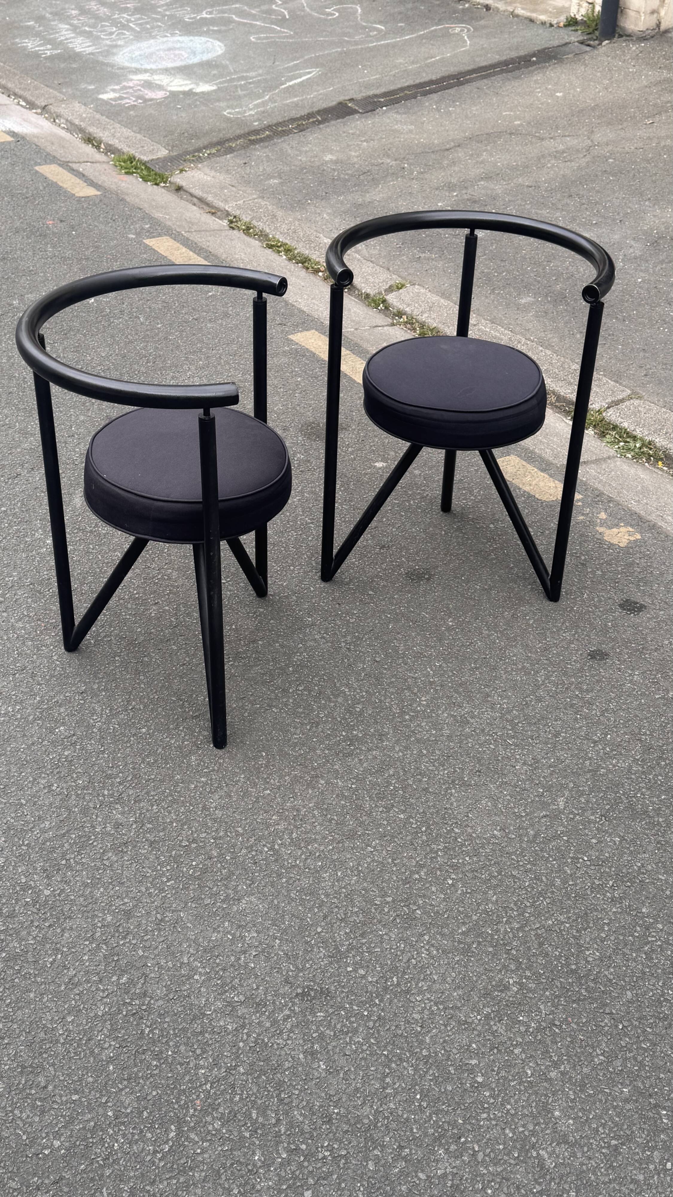 Miss Dorn chair pair - Philippe Starck