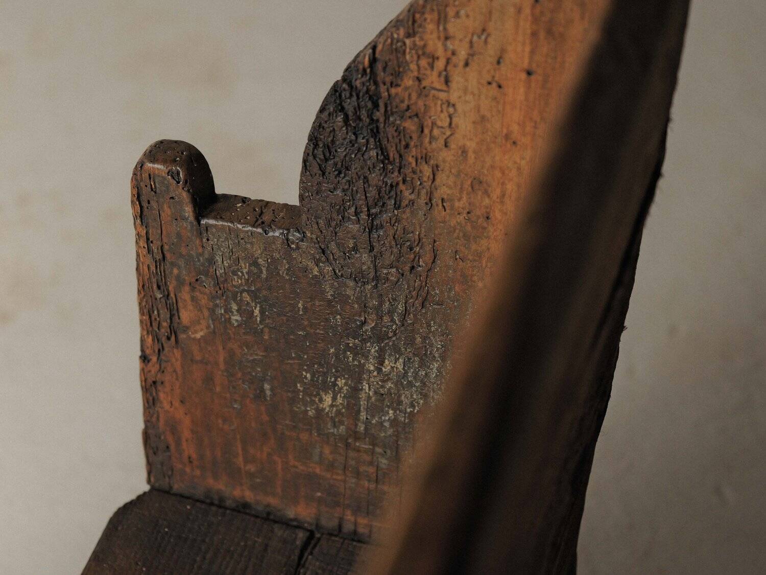 Banc de ferme, Art-Populaire, Ardèche, XIXᵉ siècle