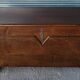 Wedding chest, wood, storage, in solid oak pegged