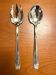 Christofle Alfenide, salad serving utensils in diamond model.