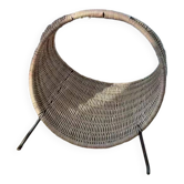 Panier rotin osier vintage