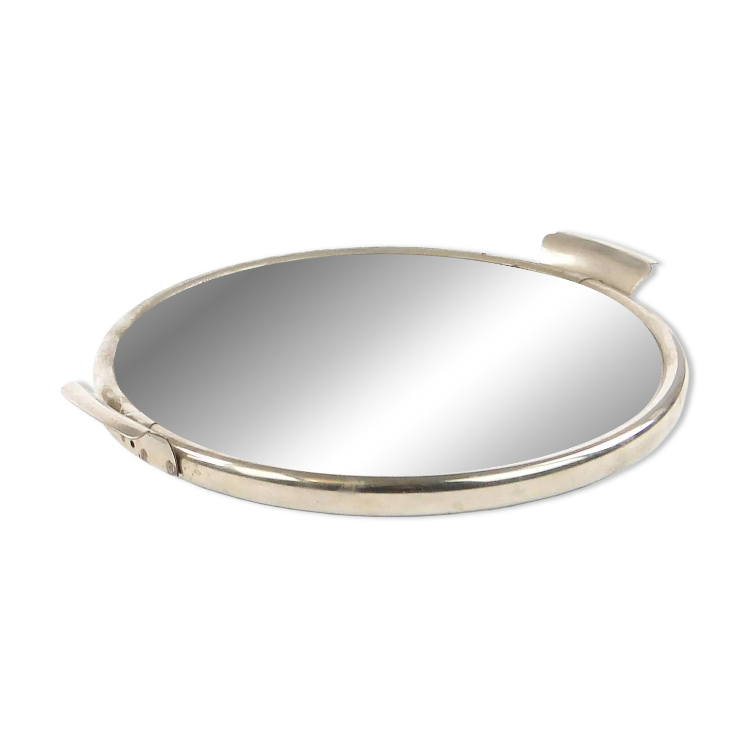 Art Deco tray, silver-plated brass, OPP Jihlava, Czechoslovakia, 1960s