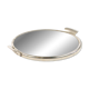 Art Deco tray, silver-plated brass, OPP Jihlava, Czechoslovakia, 1960s