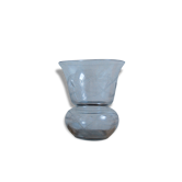 Former chiseled glass vase
