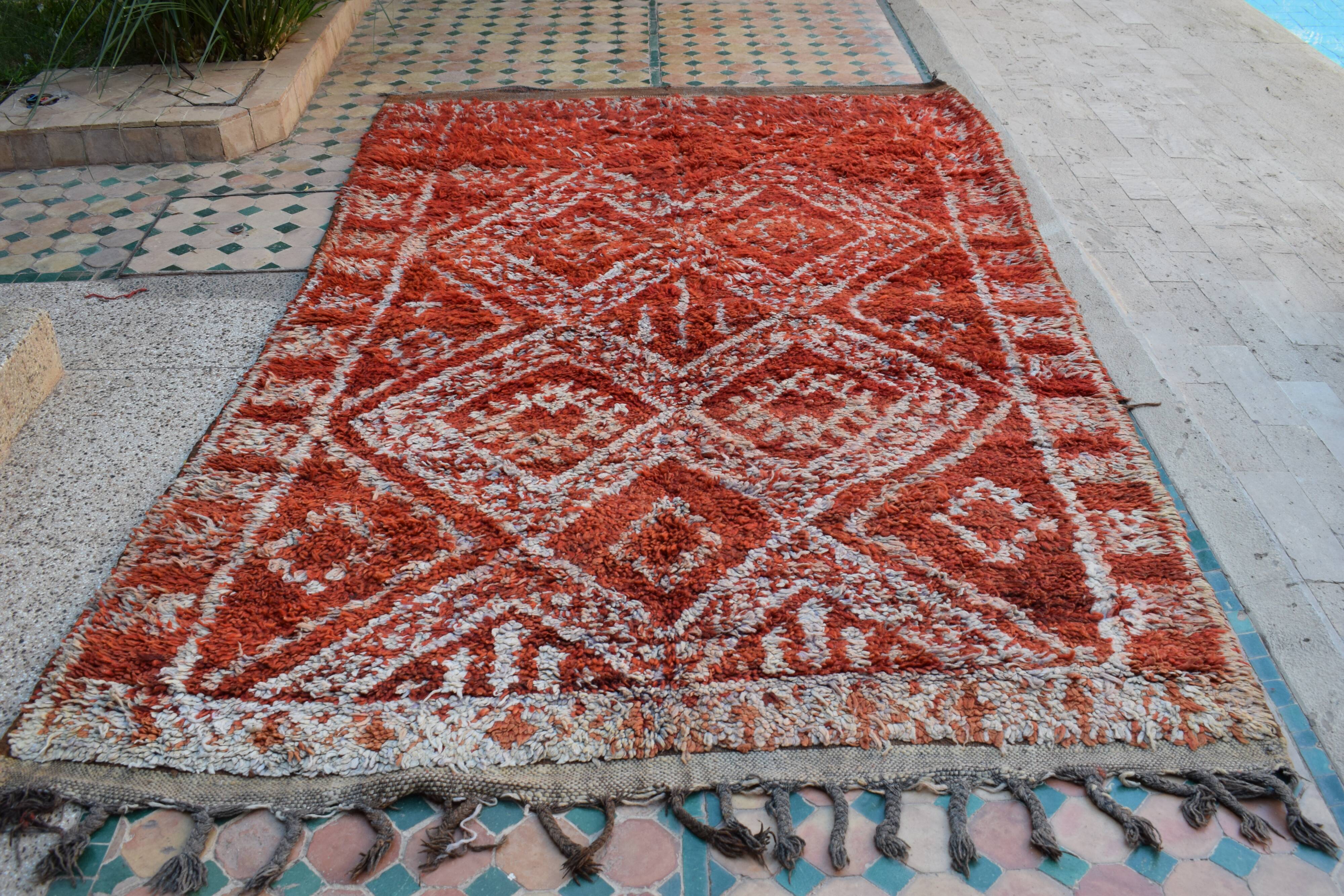 Berber rug Moroccan vintage Atlas