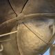 Atypical industrial furniture riveted sphere