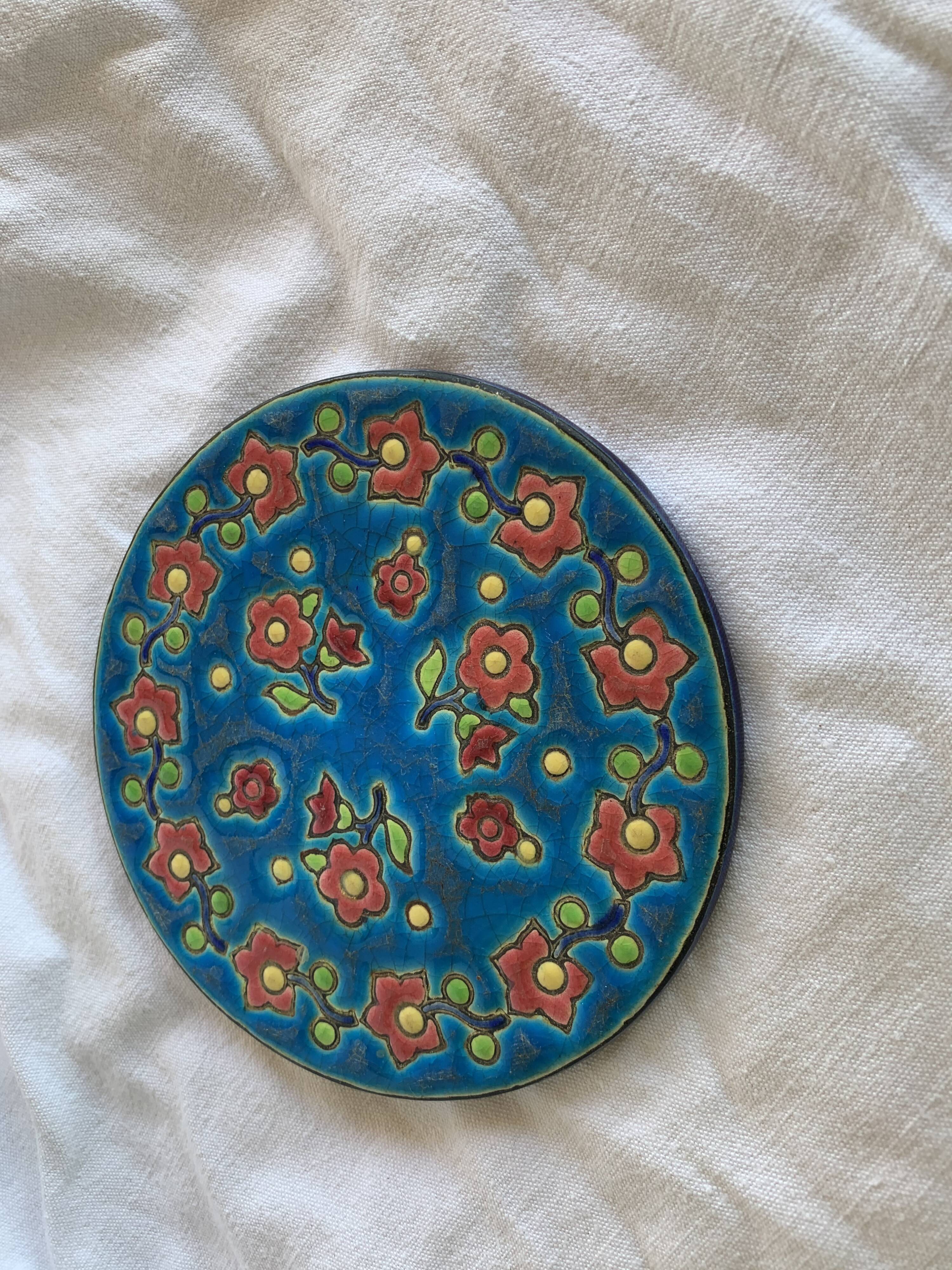 Longwy Emaux bottle mats