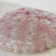 Wonderful Extra Large Size Pink Murano Glass Ceiling Light Flower by Seguso