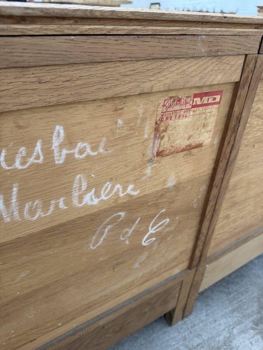 1960s oak workshop furniture