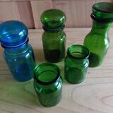 Set of 5 glass jars