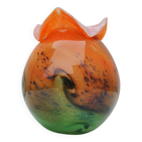 Vintage Gabriel Milesi Blown Glass Vase