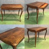 Louis XV style walnut desk 1950