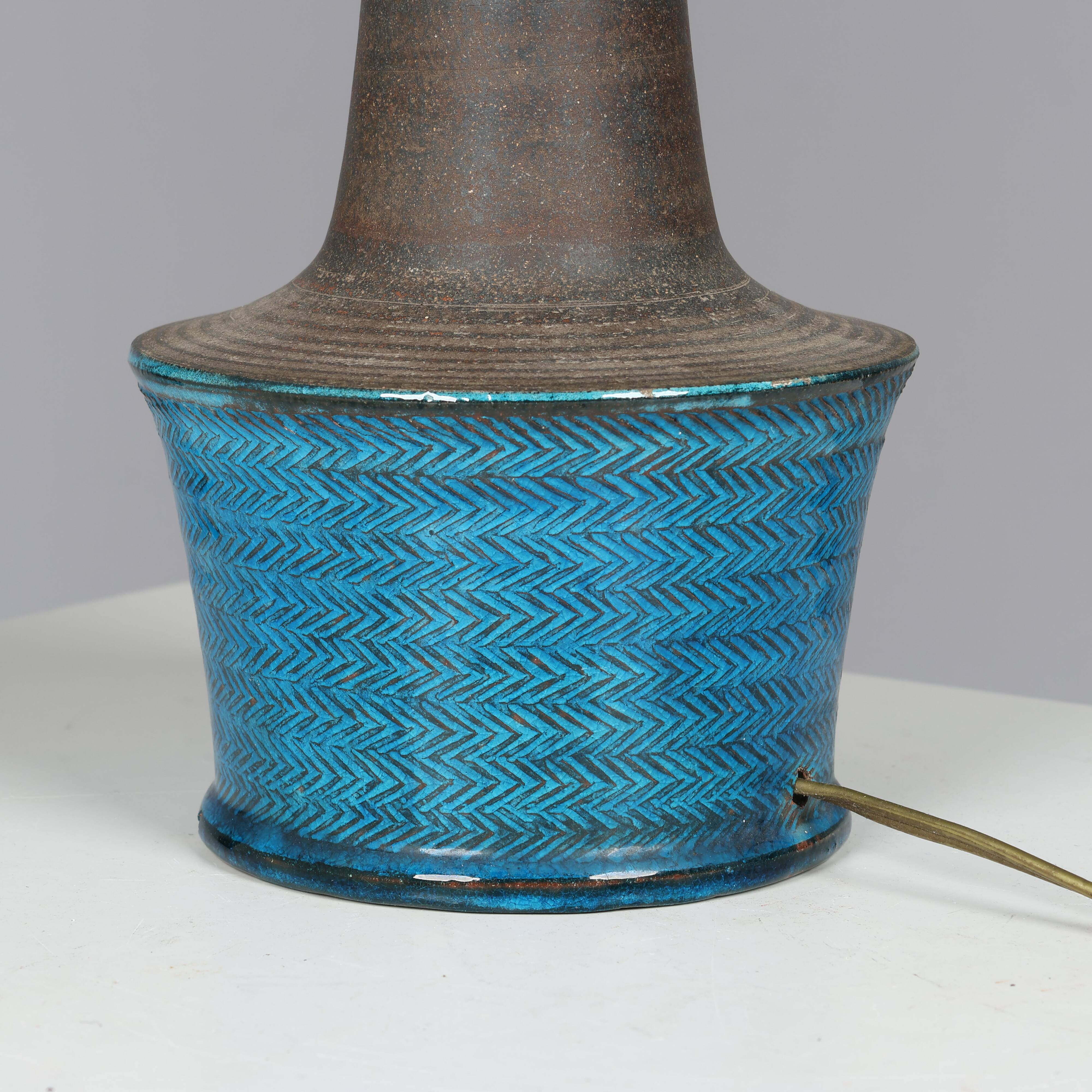 Nils Kahler table lamp made in Næstved, Denmark 1960