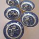 5 English bowls "Willow" Johnson Brothers