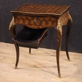 19th Century Napoleon III Inlaid Sewing Table