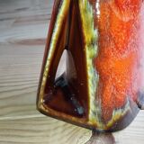 Pichet Vallauris – Free form – Red and green enamel – 1960s–70s – Vintage