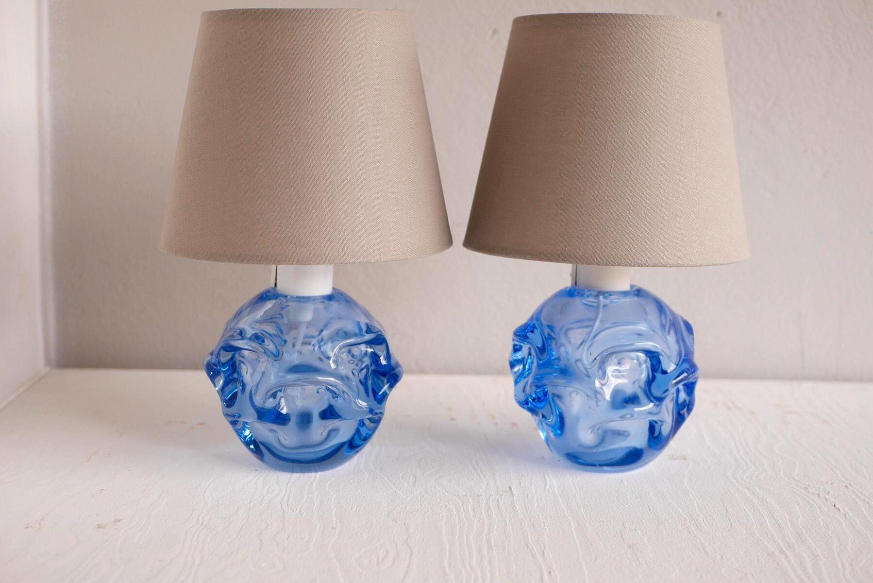 Table lamps by B. Augustsson for Åseda, set of 2