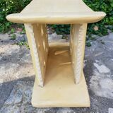 Pair of Africanist art deco stools
