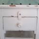 Wooden waxer's stool with drawer