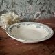 Shallow round plate from Saint Amand ironstone.