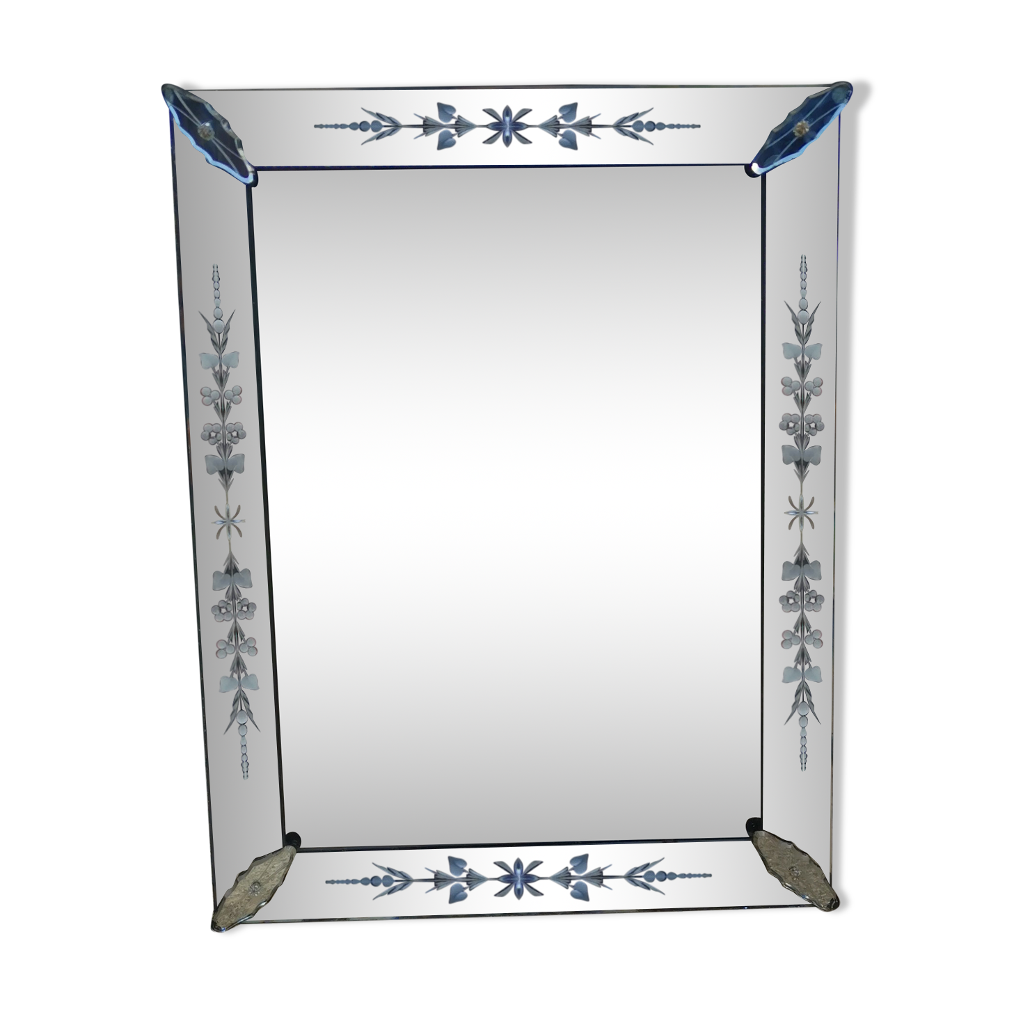 Venetian mirror vintage 1950s 52x67cm