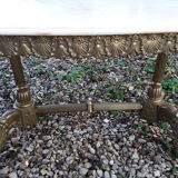 Louis XV style marble coffee table