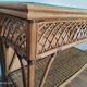 Vintage rattan console