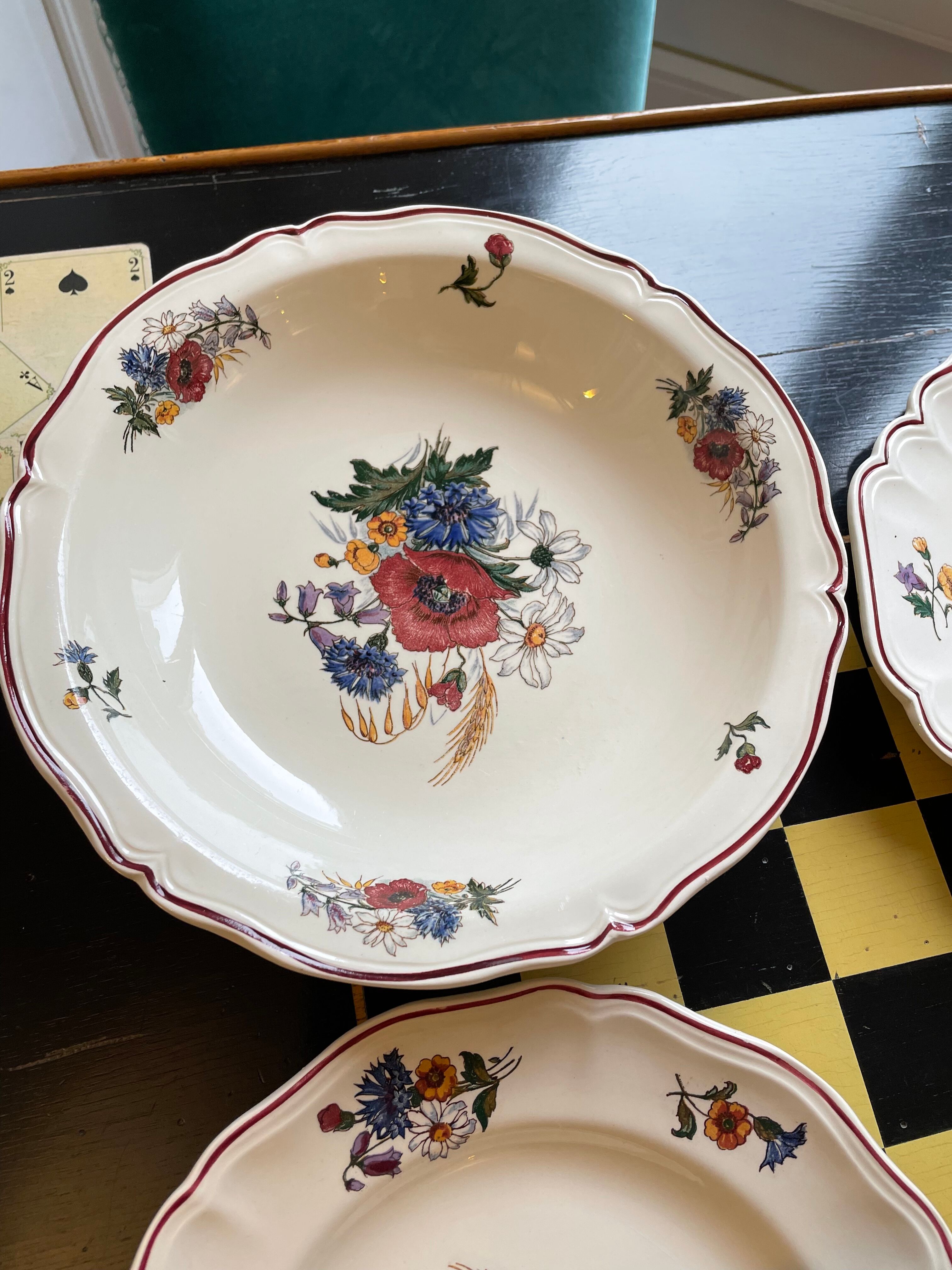 Dessert service agreste sarreguemines