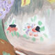 Toile huile fleurs 110x80 cm