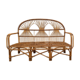 Banquette en rotin